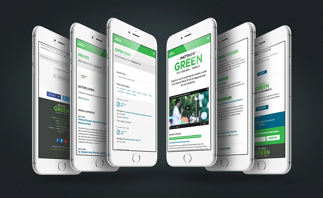 Mathew Green Campaign Website