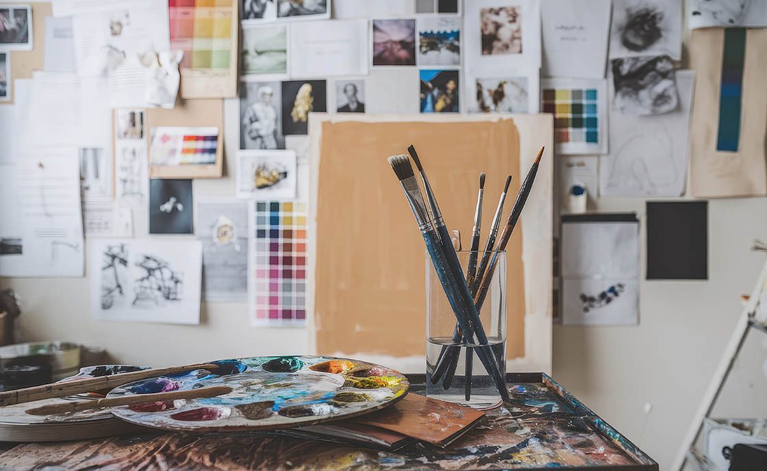 I paint in my spare time